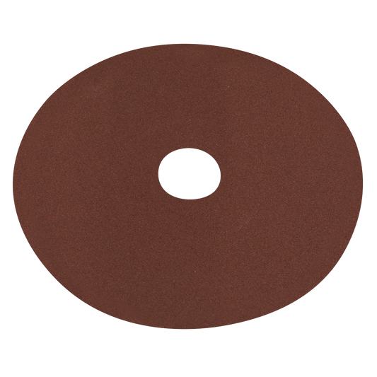 Worksafe® 125mm Fibre Backed Sanding Disc 120Grit - Pack of 25