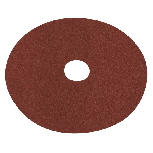 Worksafe® 125mm Fibre Backed Sanding Disc 60Grit - Pack of 25