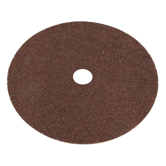 Worksafe® 175mm Fibre Backed Sanding Disc 24Grit - Pack of 25