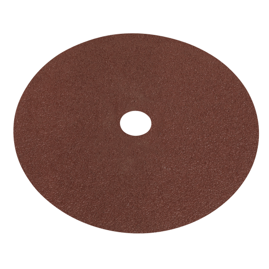 Worksafe® 175mm Fibre Backed Sanding Disc 40Grit - Pack of 25