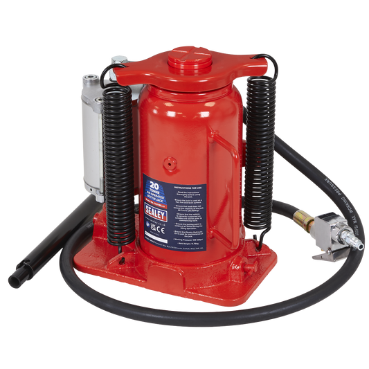 Air Operated Hydraulic Bottle Jack 18 Tonne