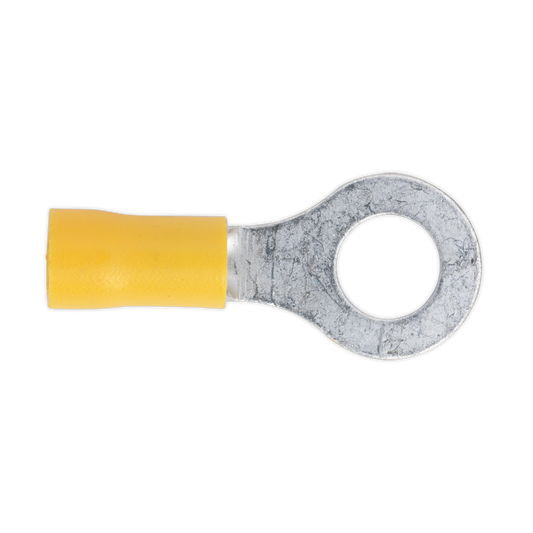 Easy-Entry Ring Terminal 8.4mm (5/16"), Yellow - Pack of 100